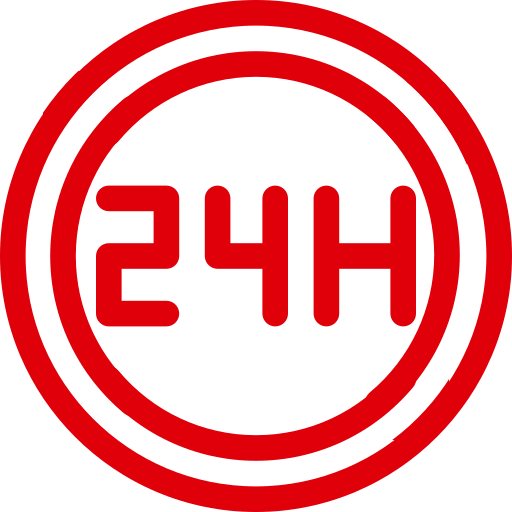 24h represent 24 7 icon